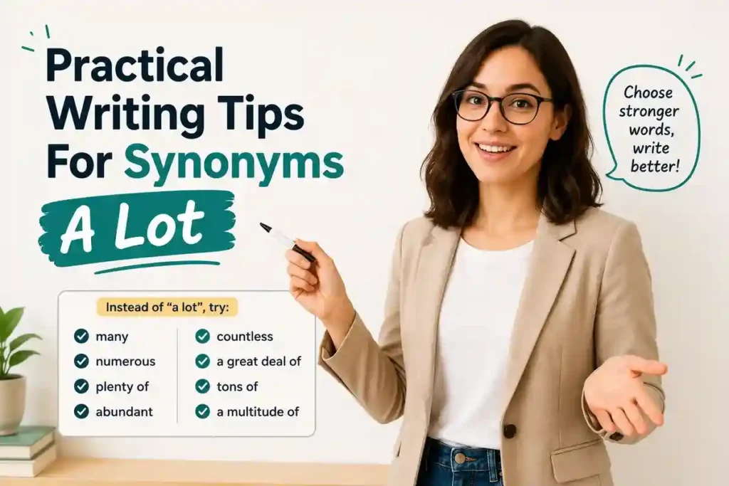 Practical Writing Tips For Synonyms A Lot