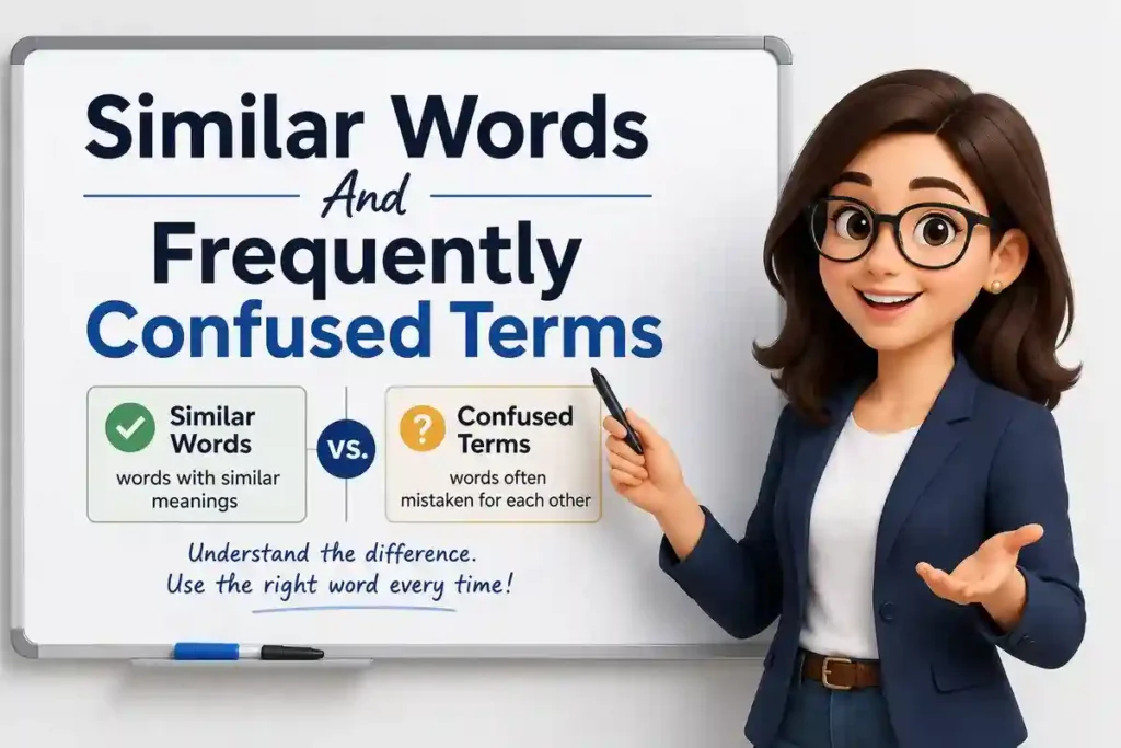 Similar Words And Frequently Confused Terms