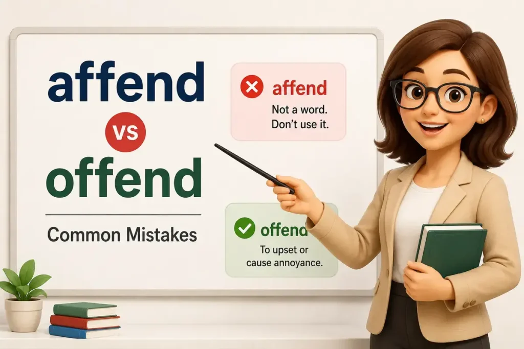 Affend Vs Offend Common Mistakes