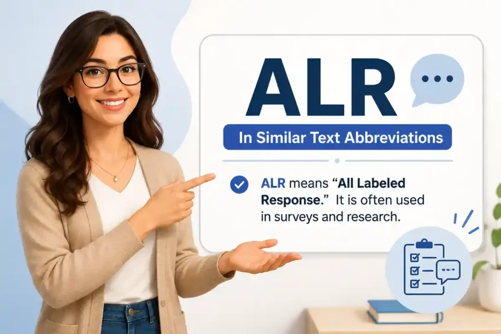 ALR In Similar Text Abbreviations