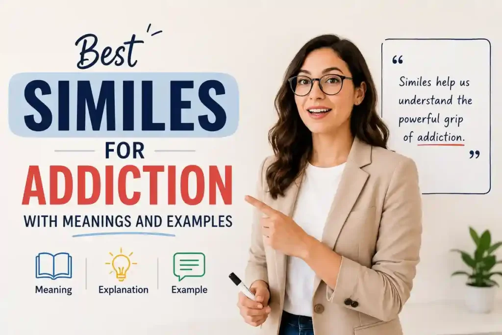 Best Similes For Addiction With Meanings And Examples