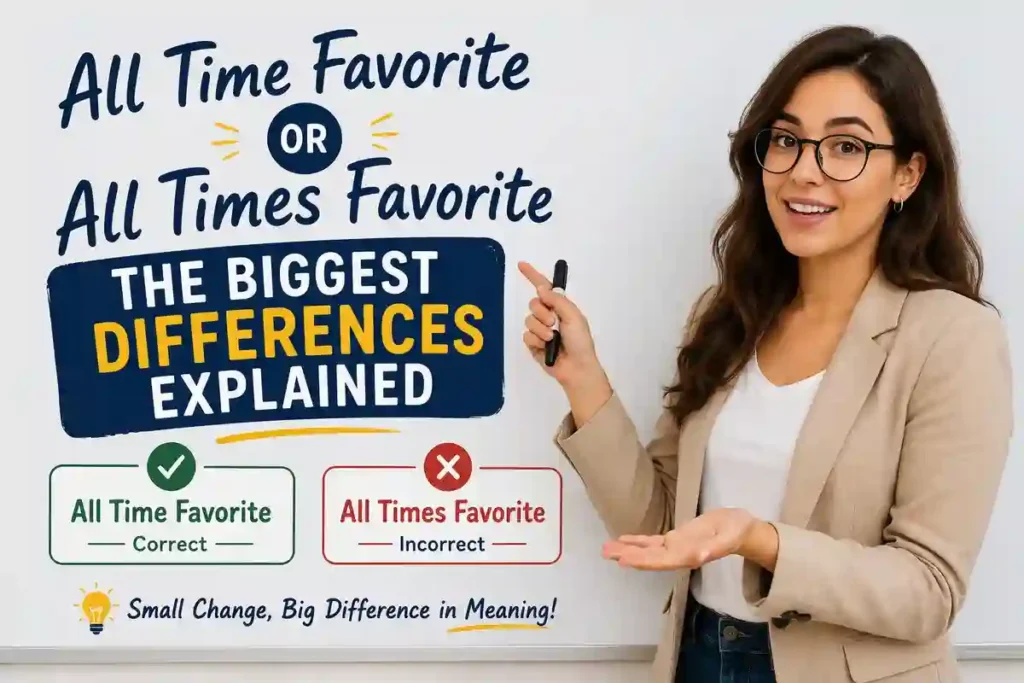All Time Favorite Or All Times Favorite The Biggest Differences Explained