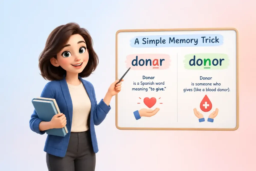 A Simple Memory Trick Donar And Donor