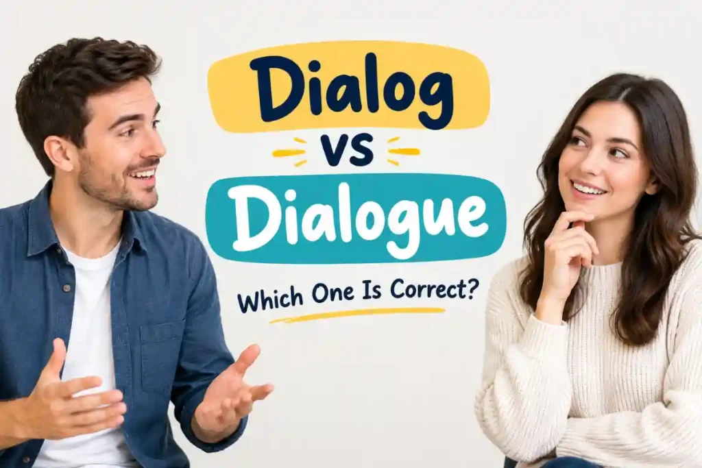 Dialog vs Dialogue Which One Is Correct