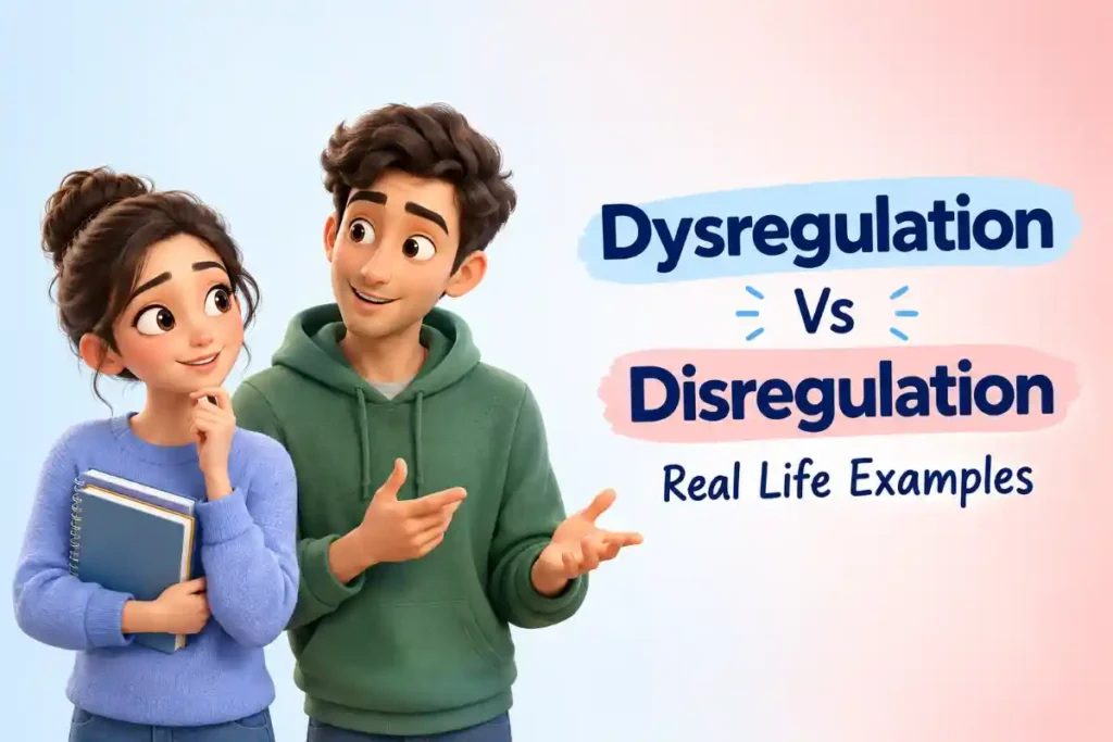 Dysregulation Vs Disregulation Real Life Examples