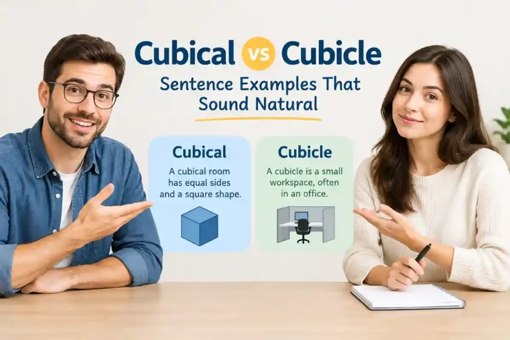 Cubical vs Cubicle Sentence Examples That Sound Natural