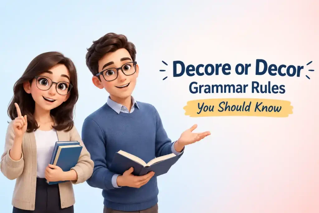 Decore or Decor Grammar Rules You Should Know