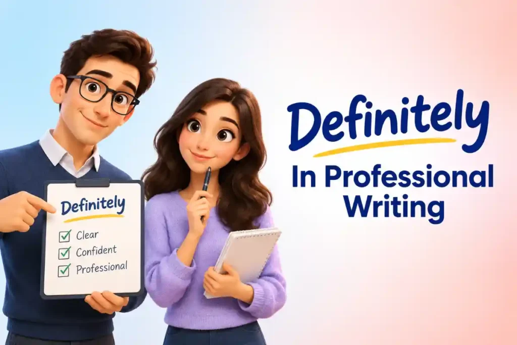 Definitely In Professional Writing