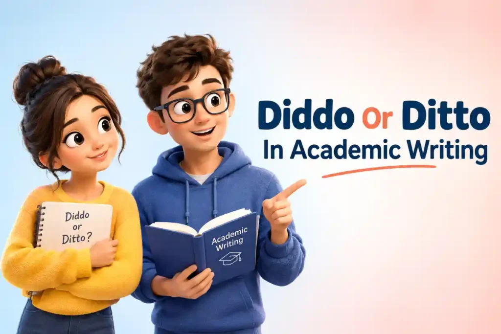 Diddo Or Ditto In Academic Writing