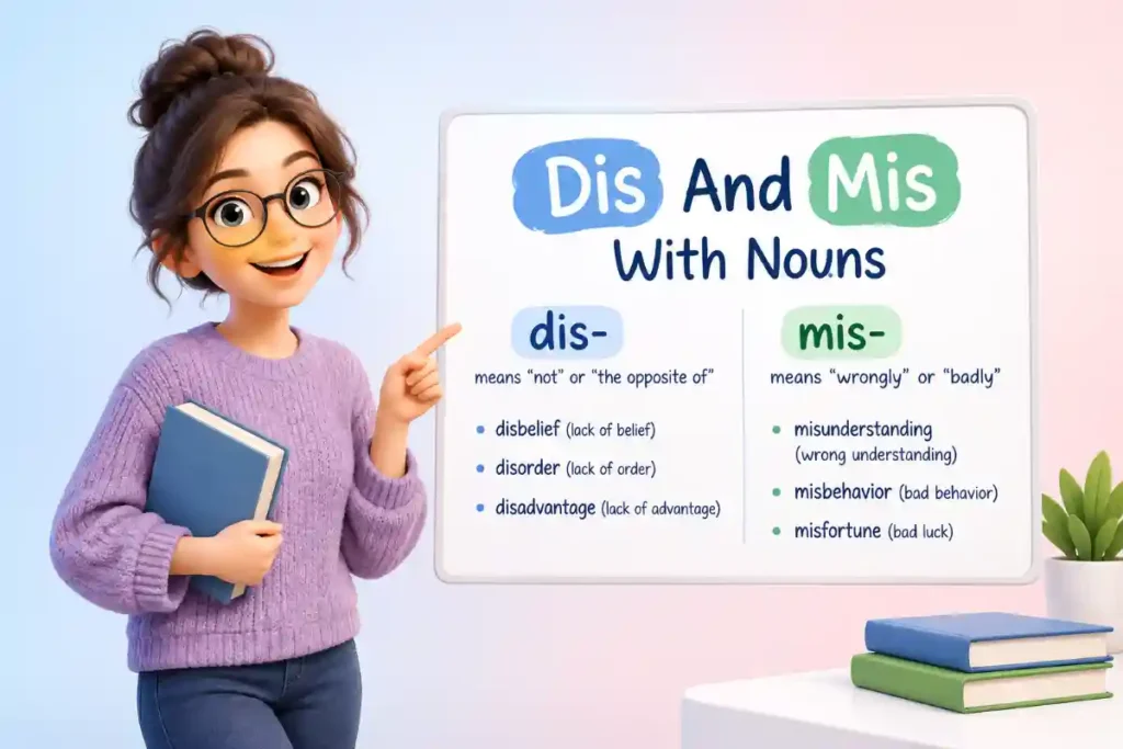 Dis And Mis With Nouns