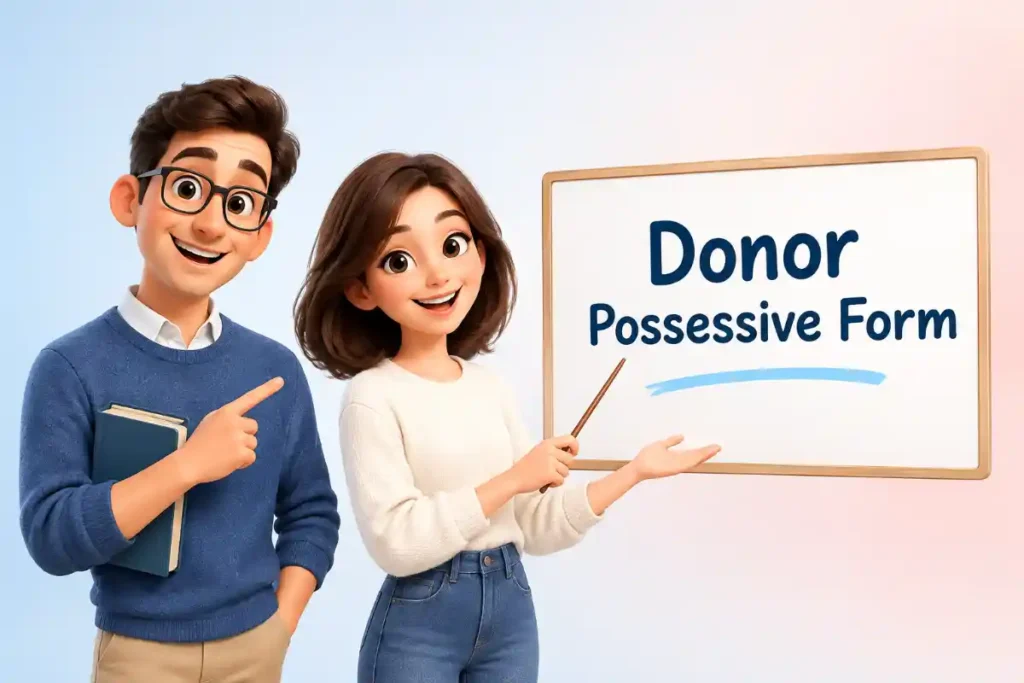Donor Possessive Form