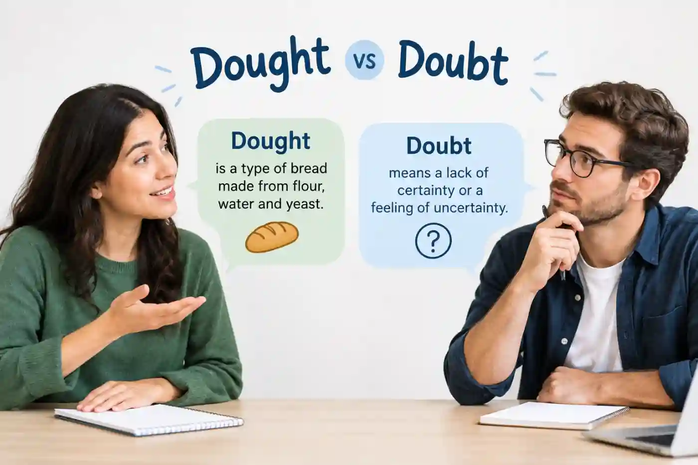 dought vs doubt