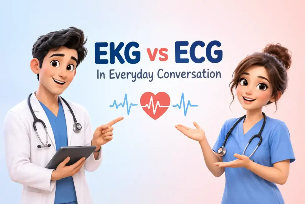 EKG vs ECG In Everyday Conversation