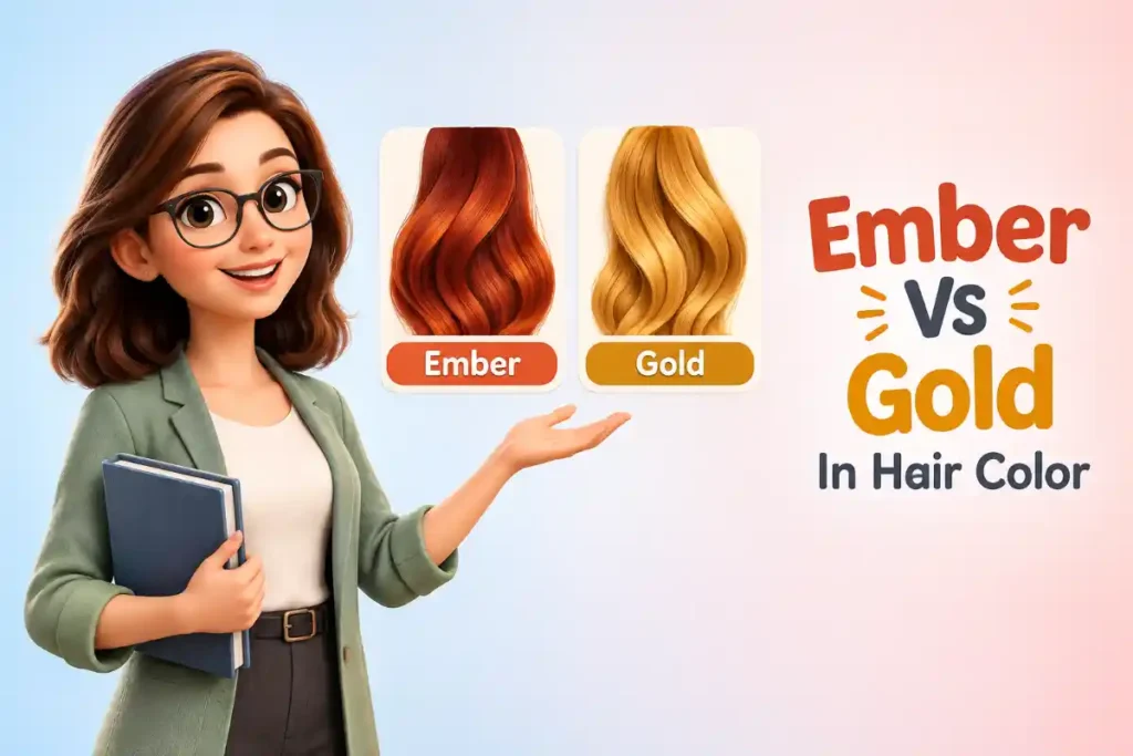 Ember Vs Gold In Hair Color