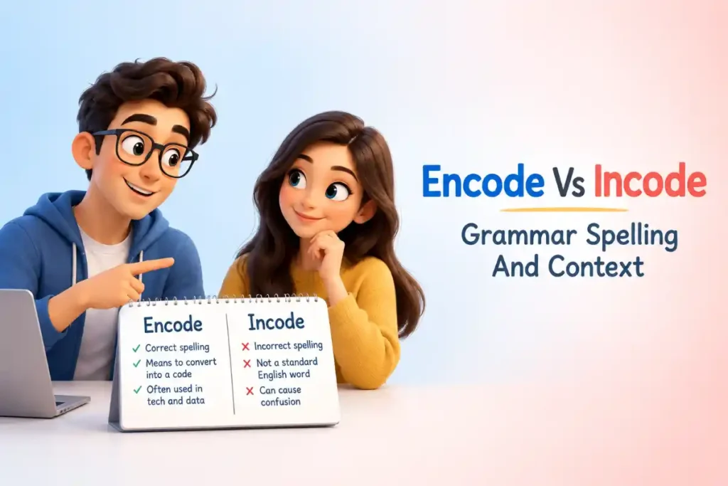 Encode Vs Incode Grammar Spelling And Context