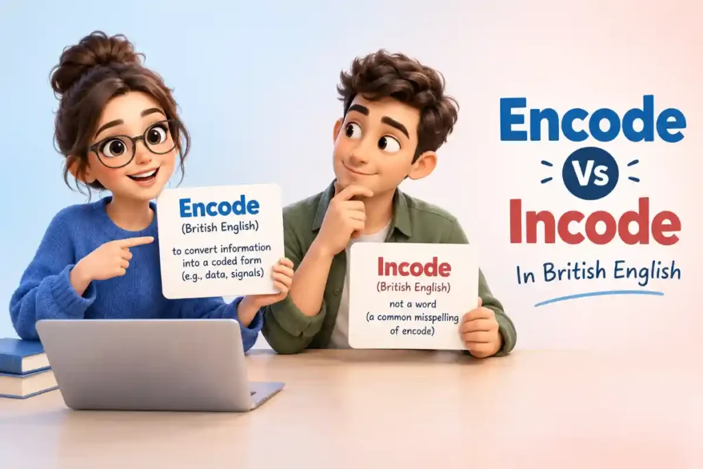 Encode Vs Incode In British English
