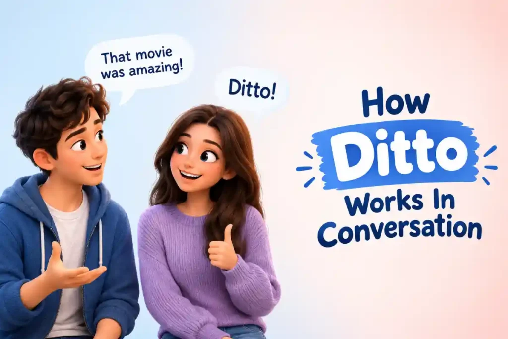 How Ditto Works In Conversation