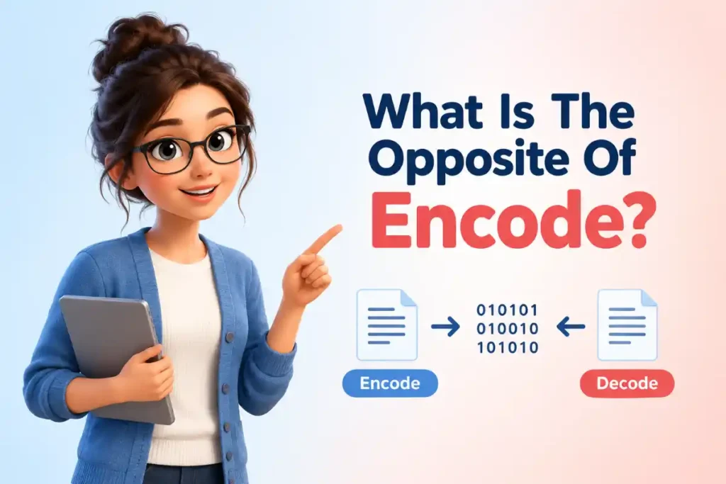 What Is The Opposite Of Encode