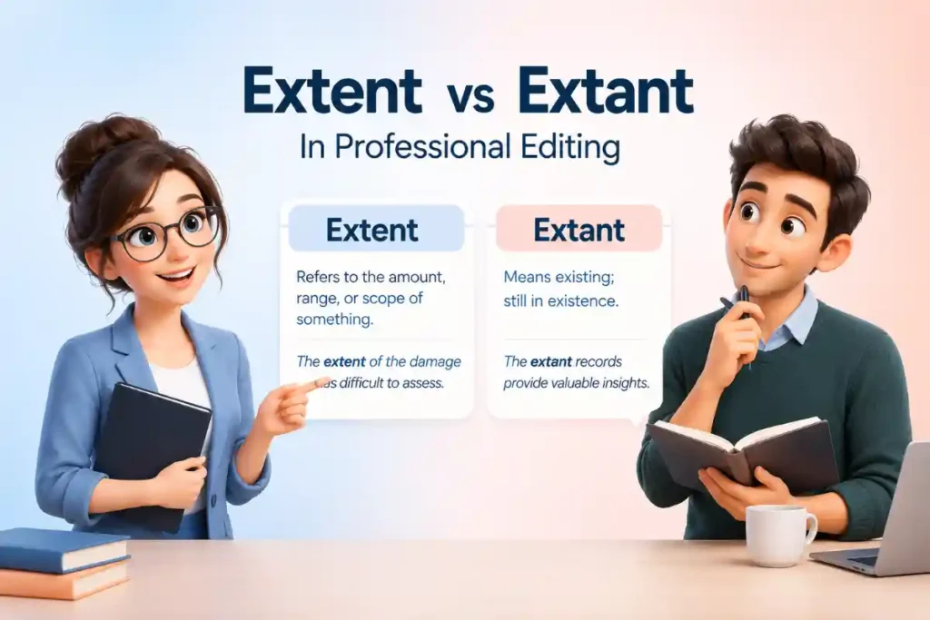 Extent vs Extant In Professional Editing