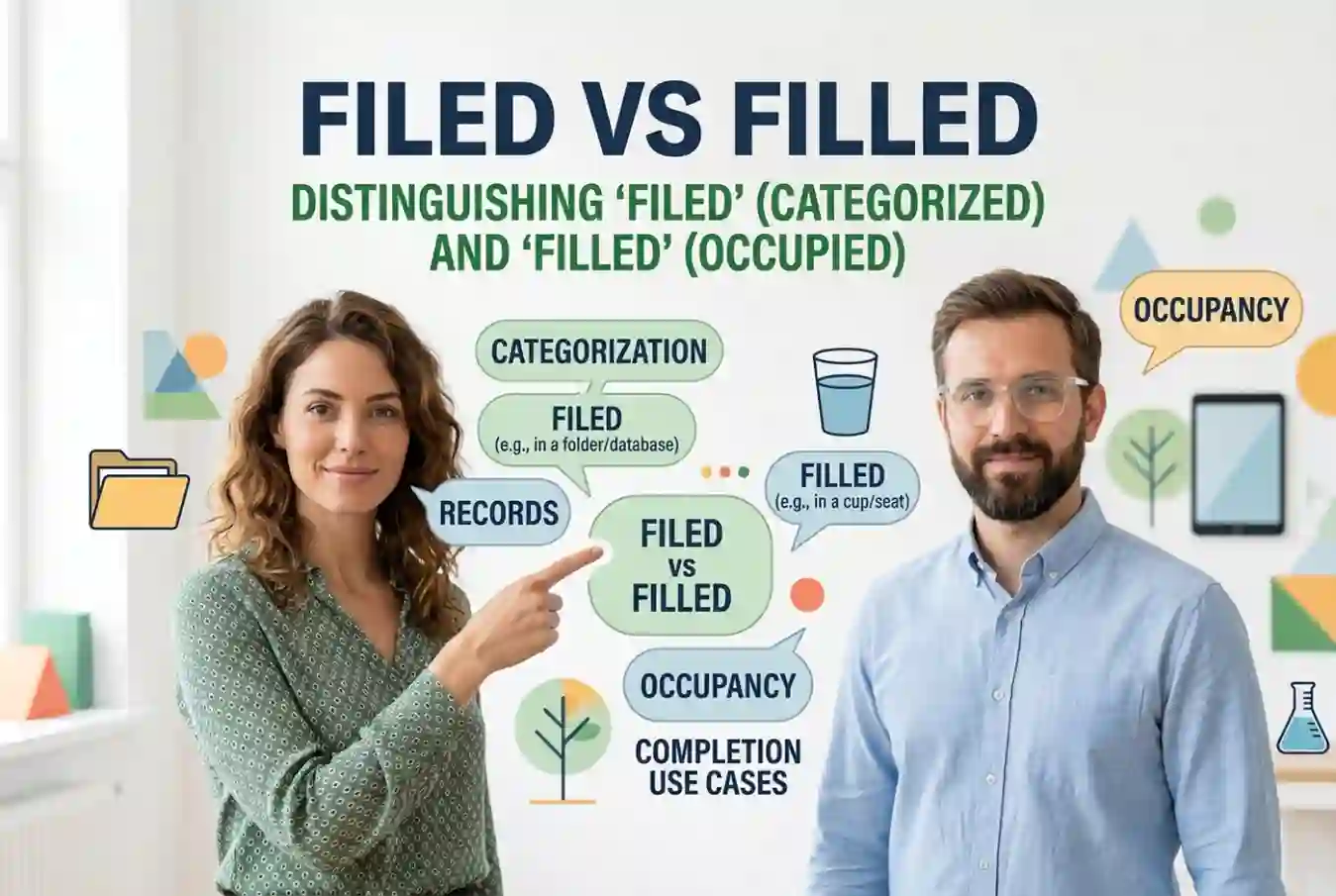 Filed vs Filled