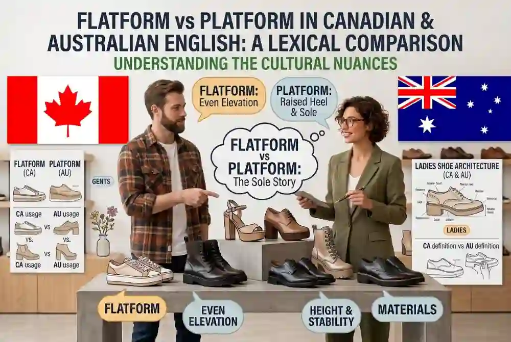 Flatform vs Platform In Canadian And Australian English