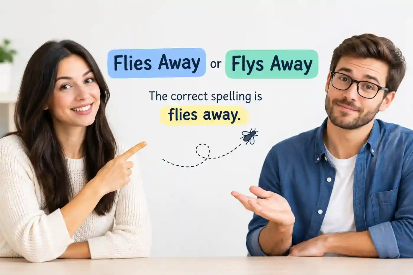 Flies Away Spelling Lesson