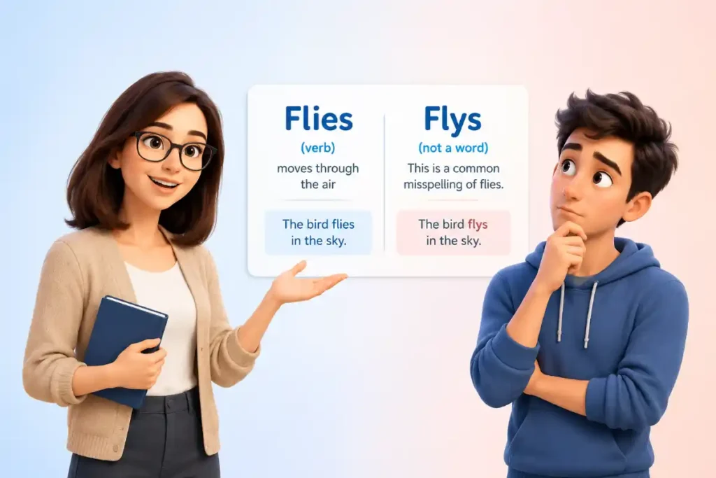 Flies or Flys in Everyday Sentences