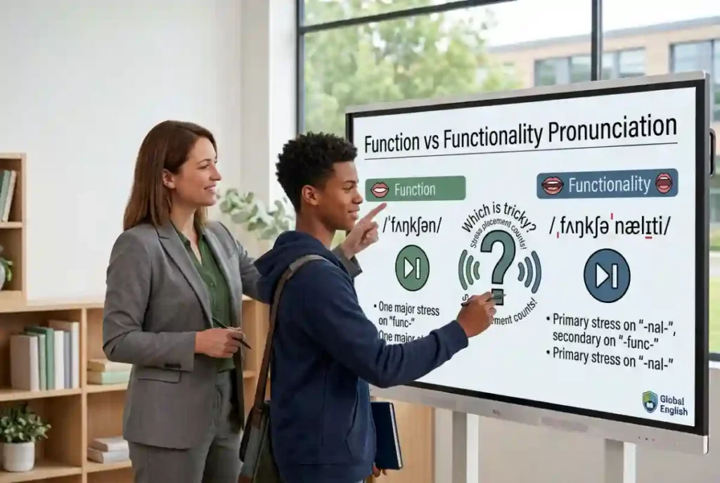 Function vs Functionality Pronunciation