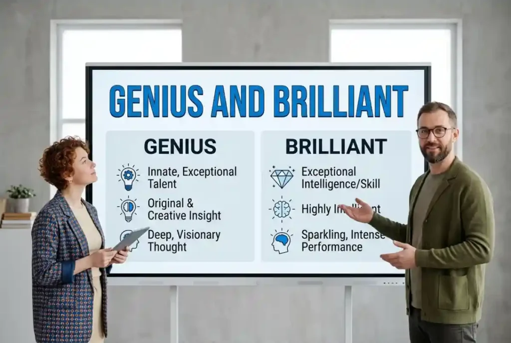 Genius and Brilliant
