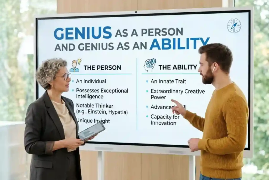 Genius as a Person and Genius as an Ability