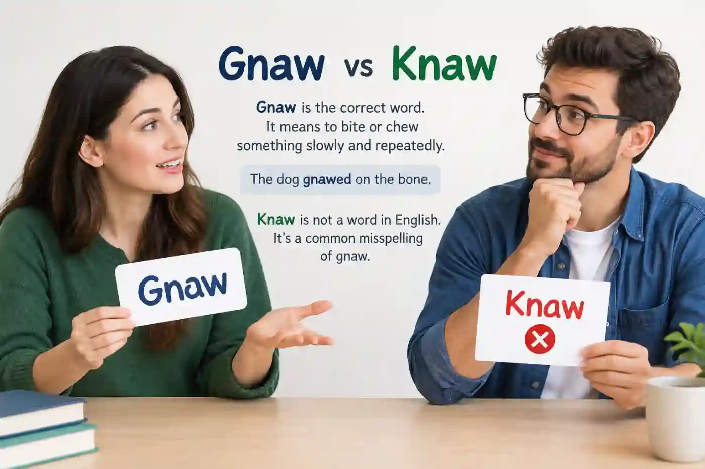 Gnaw vs Knaw