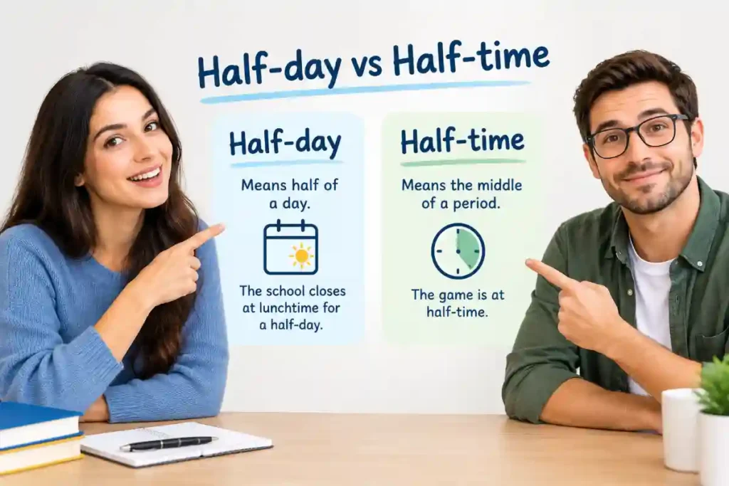 Half-day vs half-time