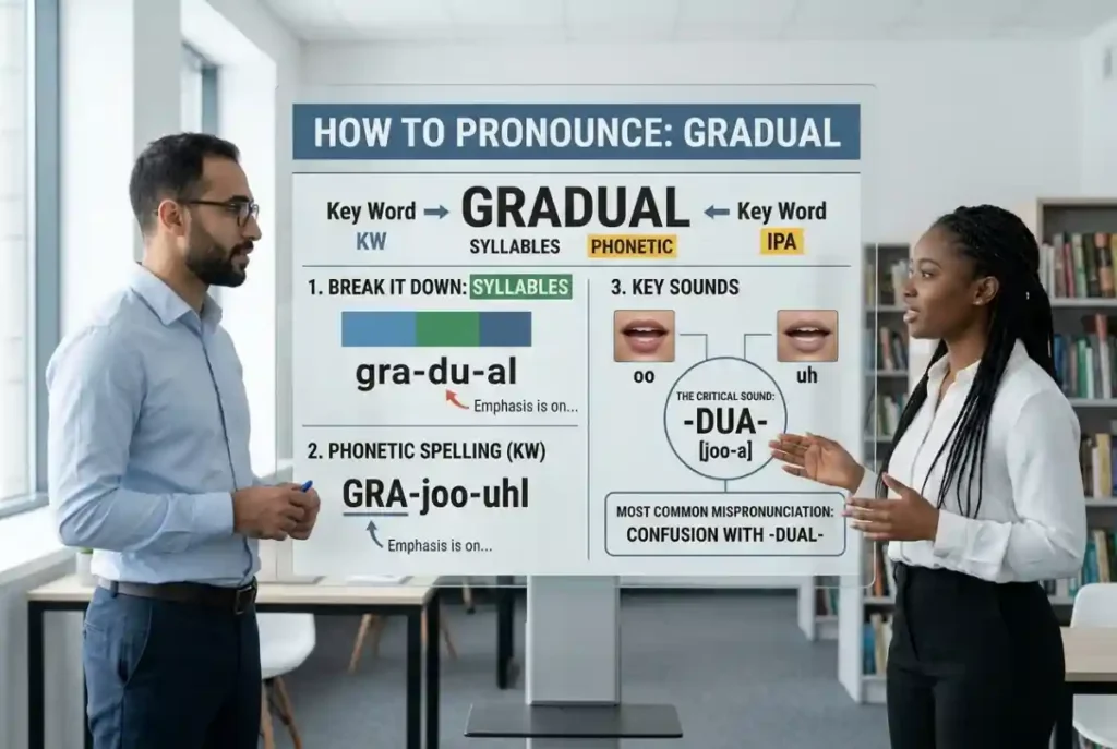 How to pronounce gradual