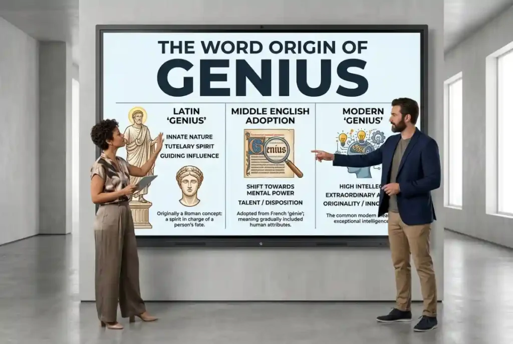 The Word Origin of Genius