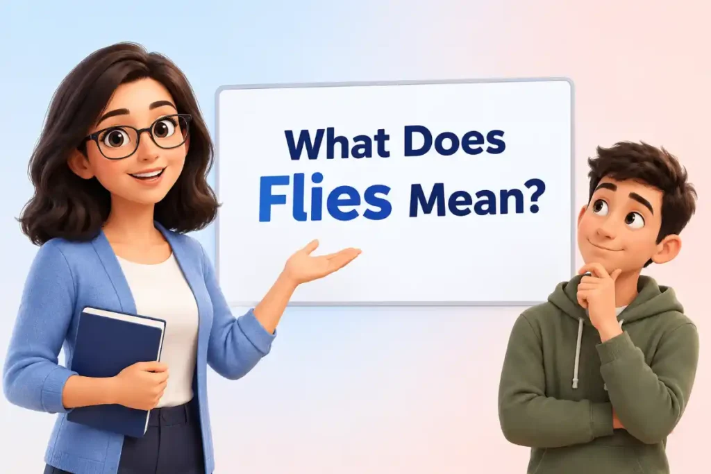 What Does Flies Mean