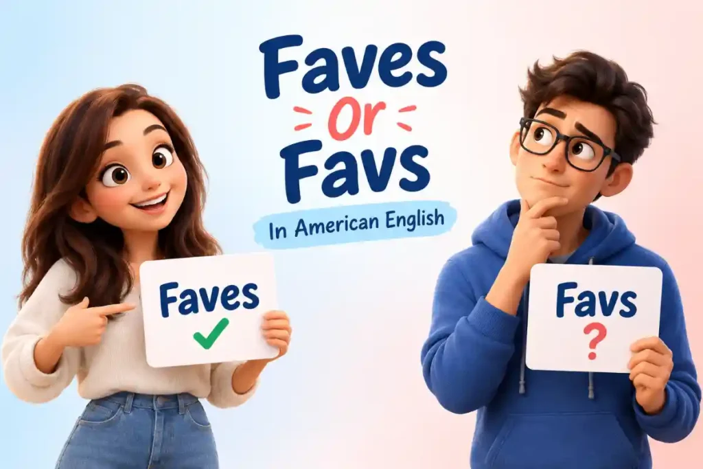 Faves Or Favs In American English