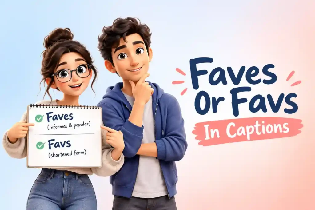 Faves Or Favs In Captions