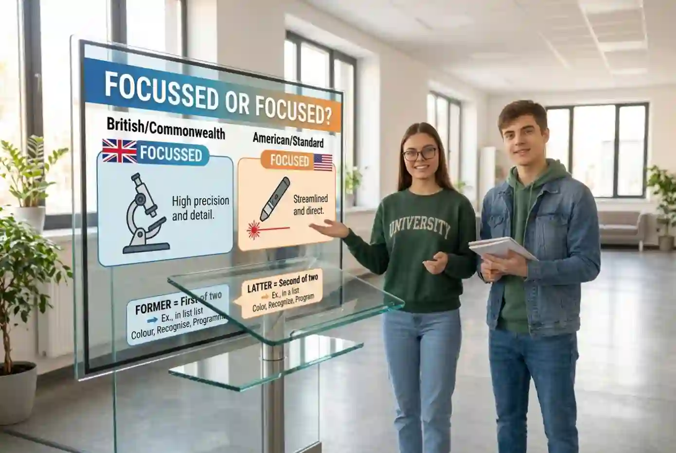 focussed or focused
