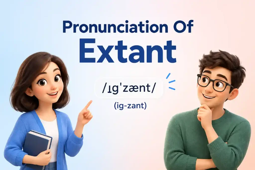 Pronunciation Of Extant
