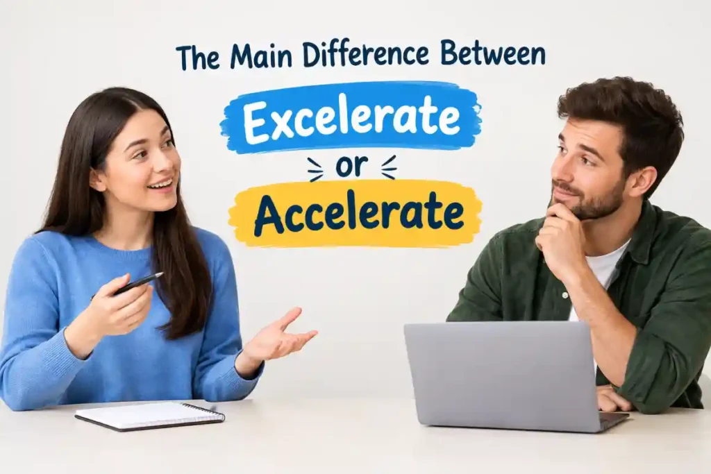 The Main Difference Between Excelerate or Accelerate