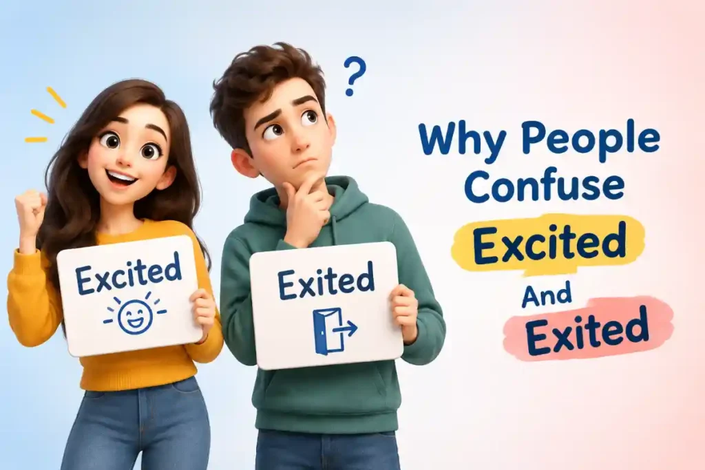 Why People Confuse Excited And Exited
